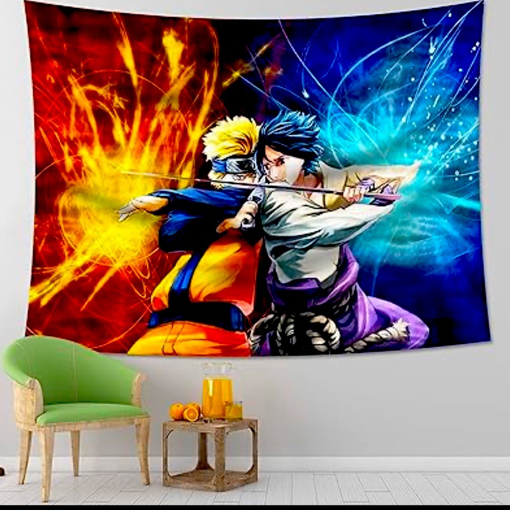 Naruto tapestry excellent condition